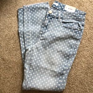 Lauren Conrad Skinny mid-rise crop jeans